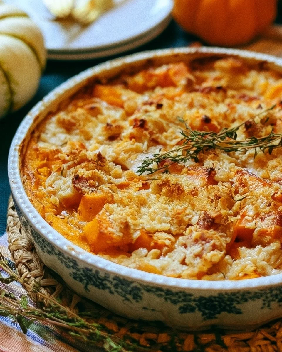 Brown Butter Butternut Squash Casserole Recipe