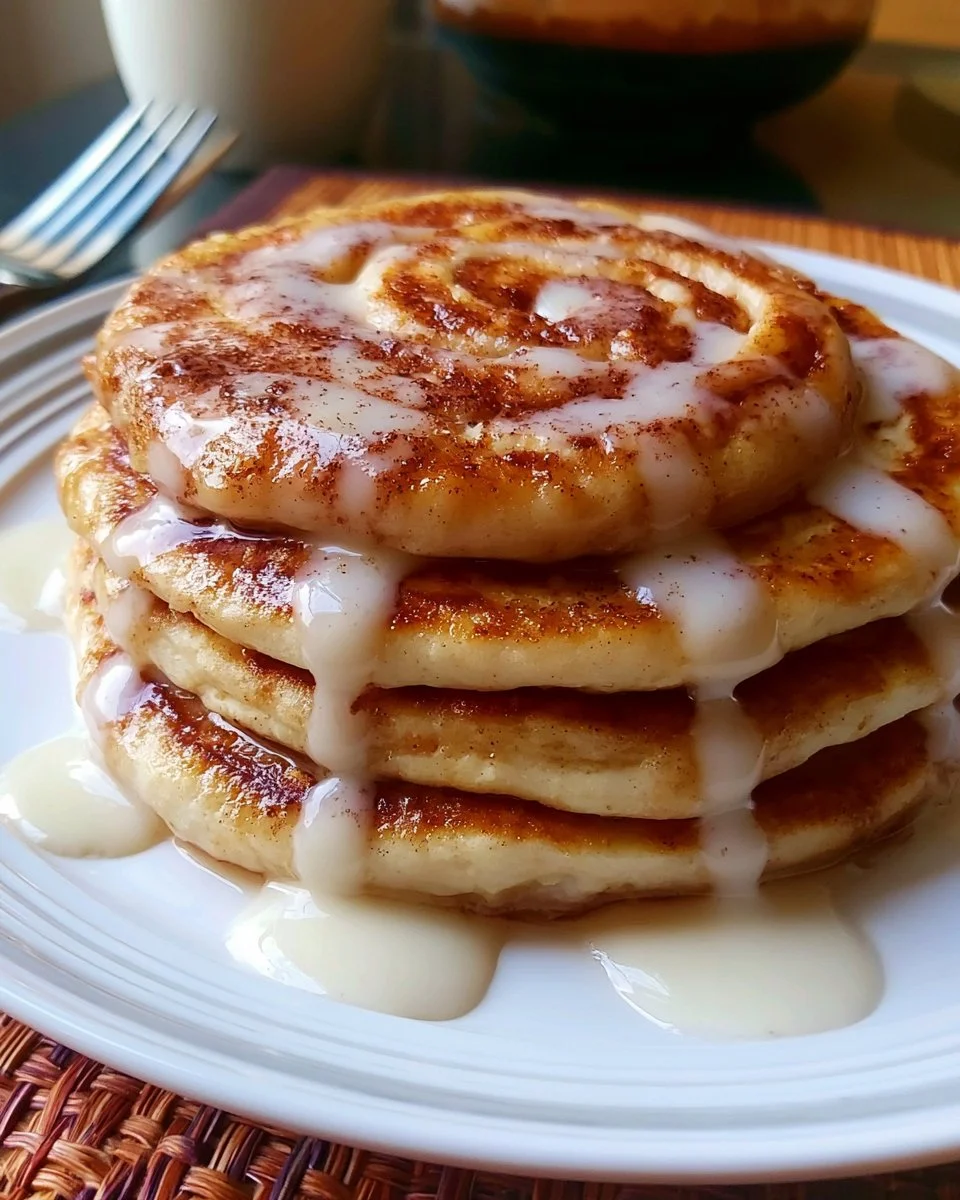Cinnamon Roll Pancakes Recipe Made Easy