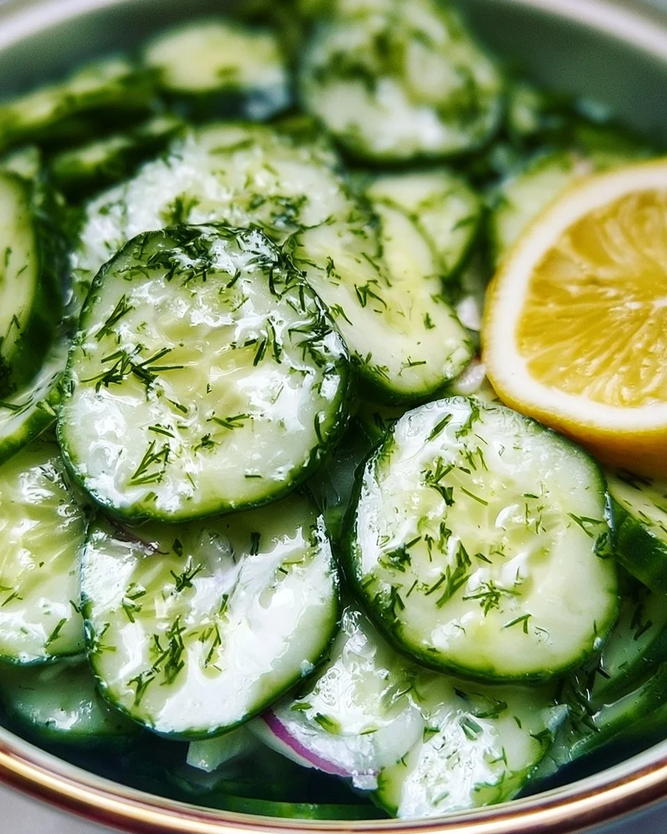 Dill-Infused Cucumber Salad