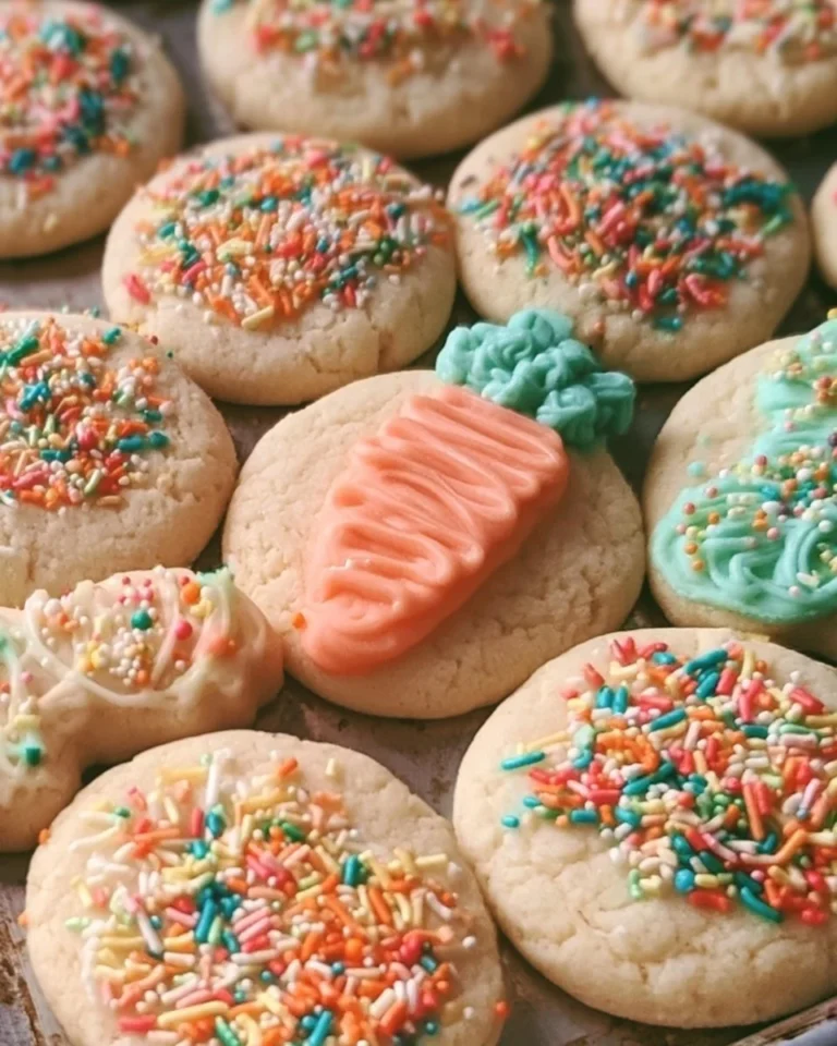 Deliciously baked perfect sugar cookies on a cooling rack
