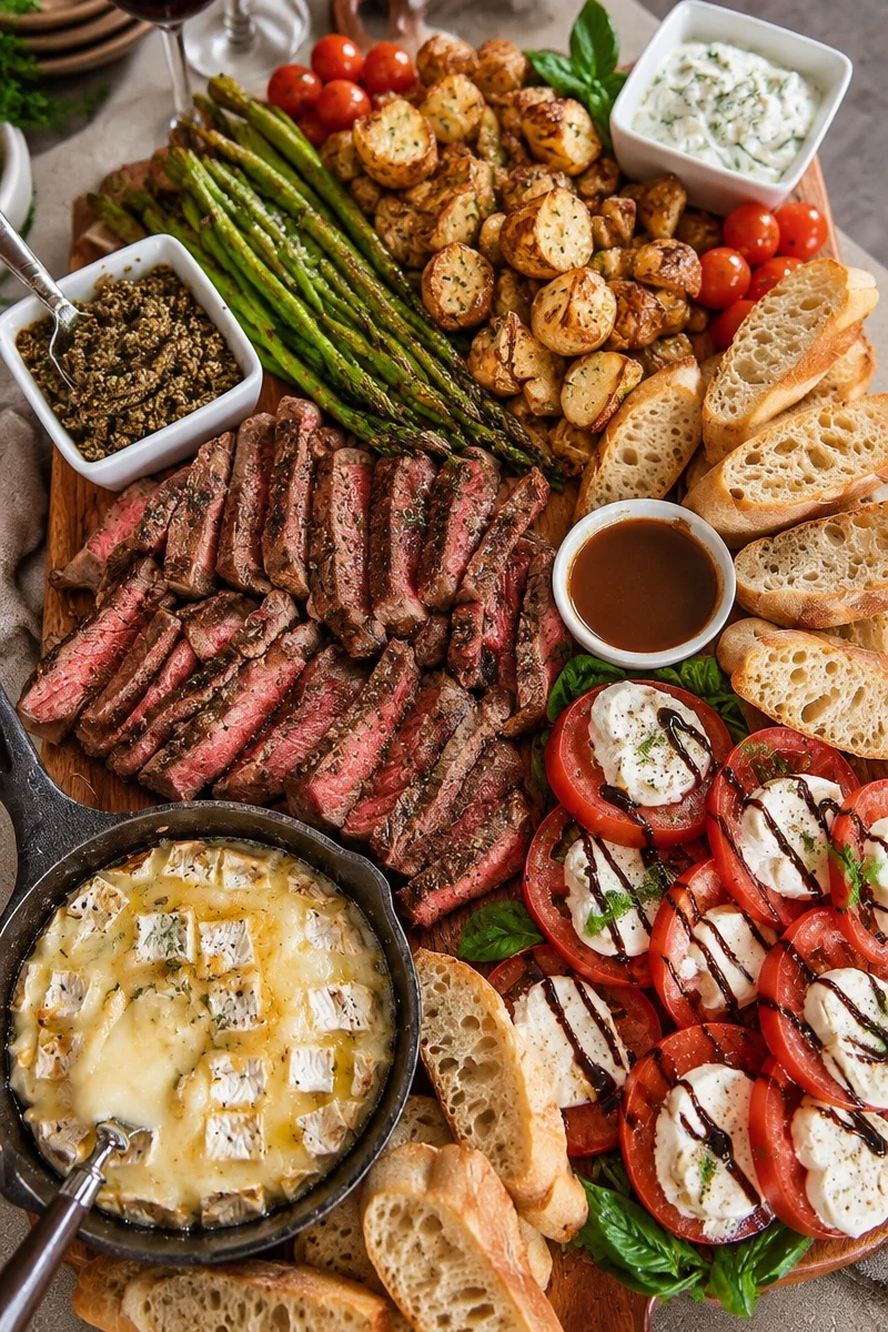 Easy Ultimate Steak Grazing Board: Delicious and Stunning